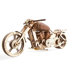 Механический деревянный конструктор мотоцикл VM-02