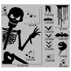 Наклейка на Хэллоуин Скелет