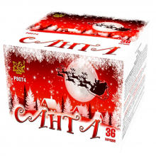 Фейерверк 36 залпов Санта