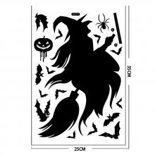 Наклейка на Хэллоуин Ведьма