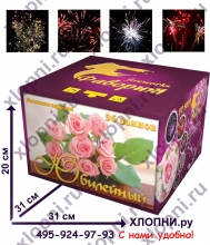 Веерный фейерверк 96 залпов Юбилейный